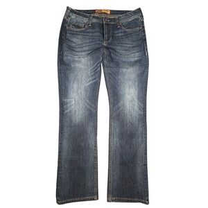 SEVEN7 Jeans Mens 34x34 Straight Fit Dark Wash Denim Pants